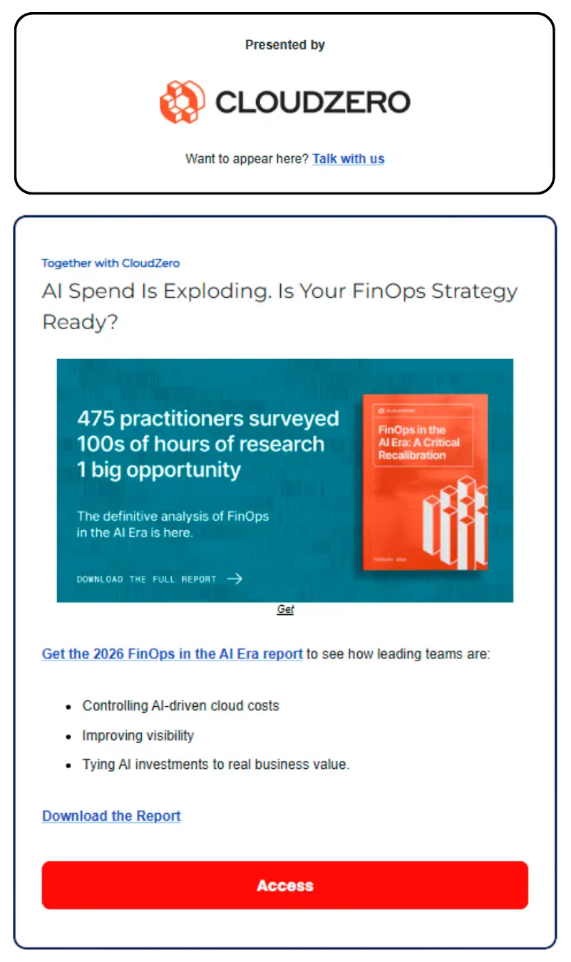 Main Ad - Advertising b2b newsletter