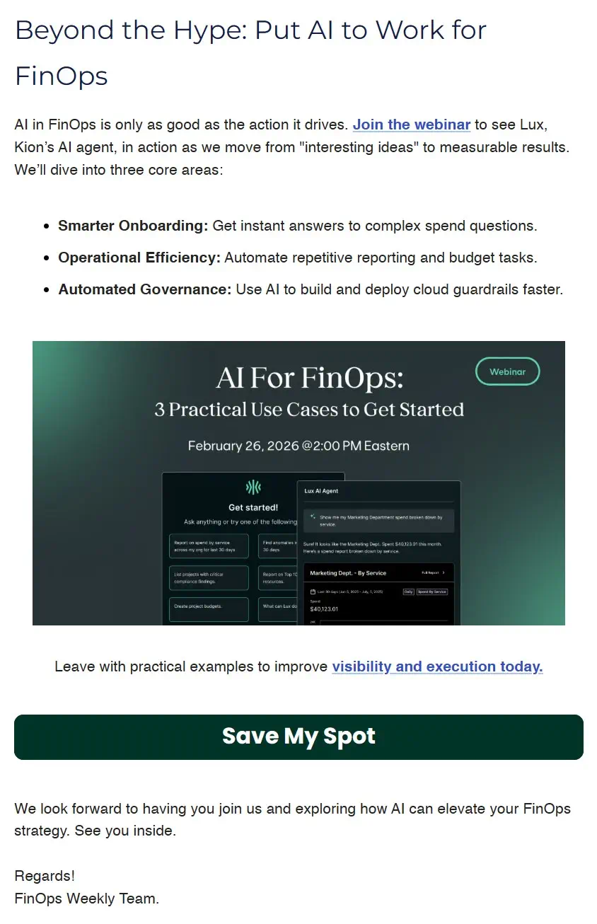 Dedicated mails advertising